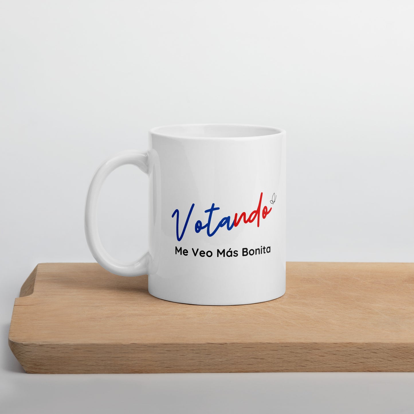 Votando White glossy mug