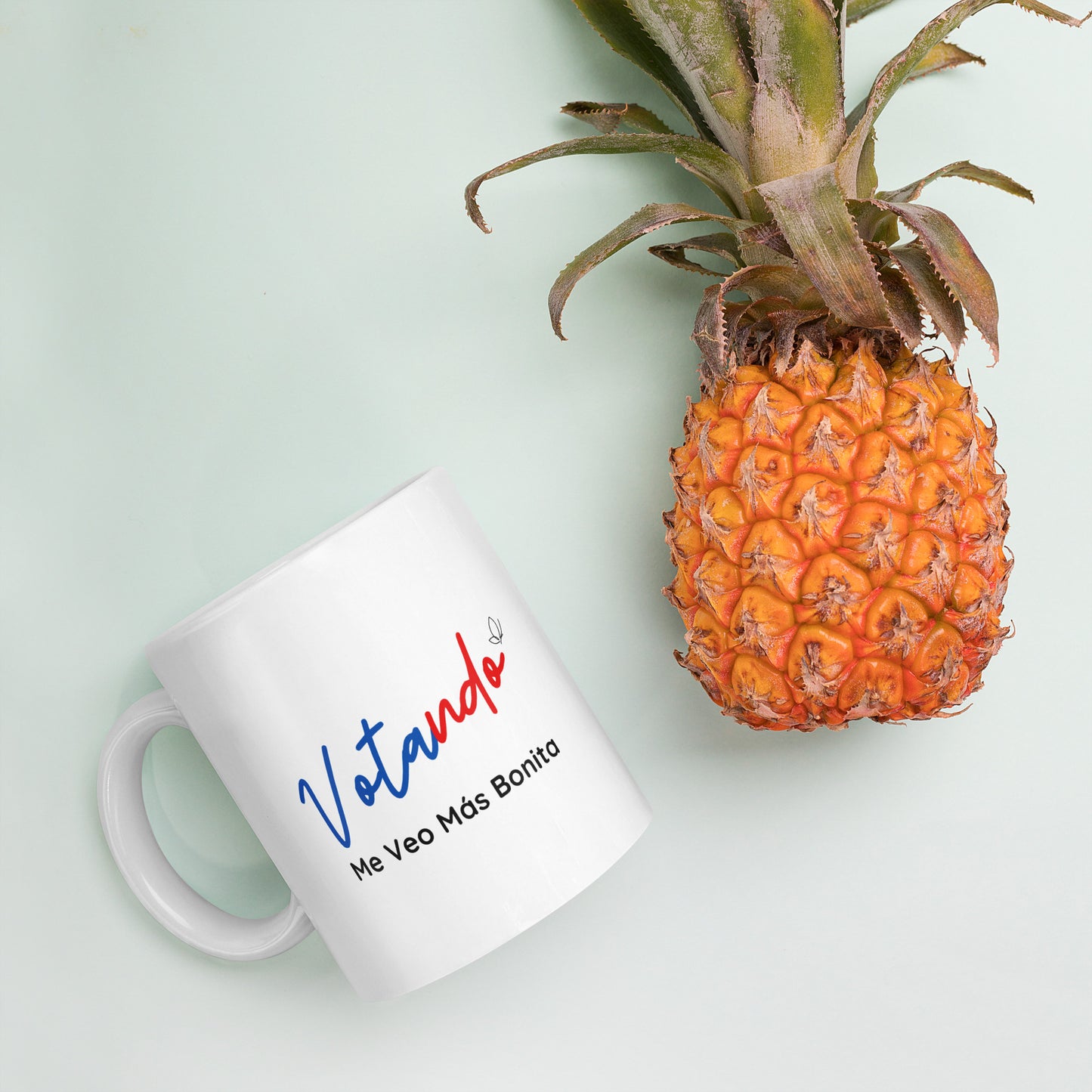 Votando White glossy mug