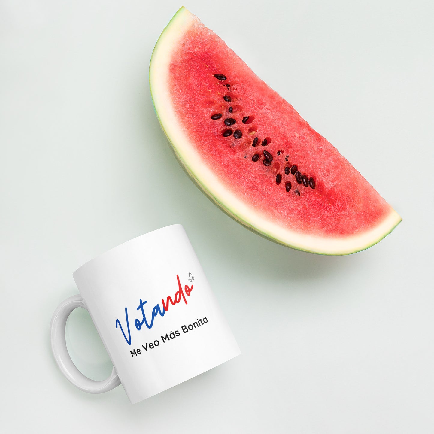 Votando White glossy mug
