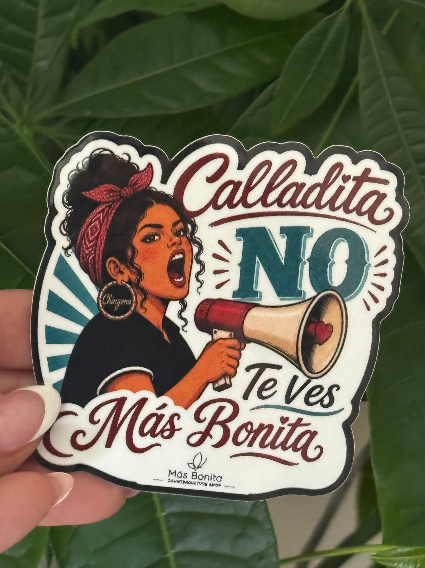 Calladita No Te Ves Más Bonita Sticker!