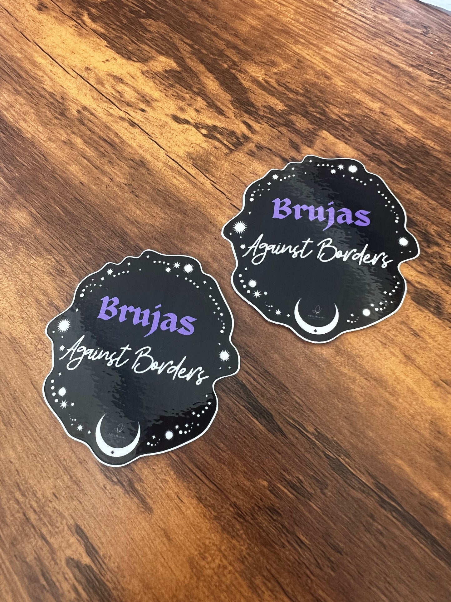 Brujas Against Borders – Vinyl Sticker (2.5”)